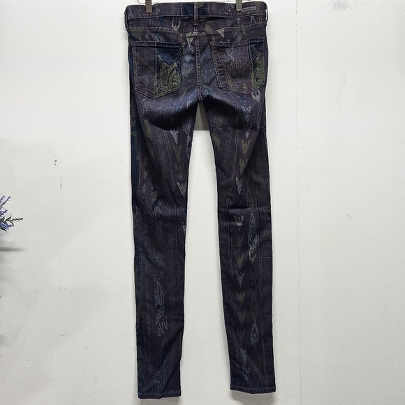 Citizens of Humanity Avedon Beowulf Aztec Print Low Rise Skinny Jeans 30 - Picture 11 of 16